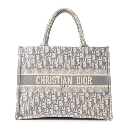 Christian Dior Oblique Medium Book Tote Grey 1 of 12