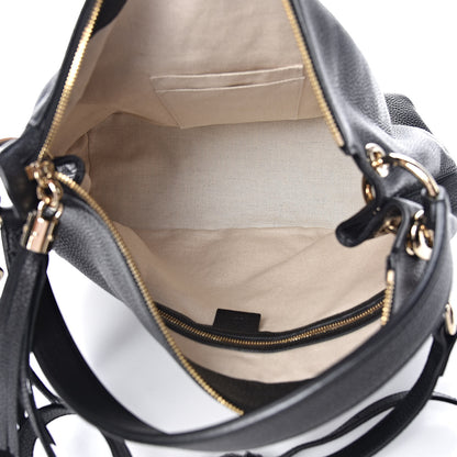 Gucci Pebbled Calfskin Large Soho Hobo Black 5 of 10