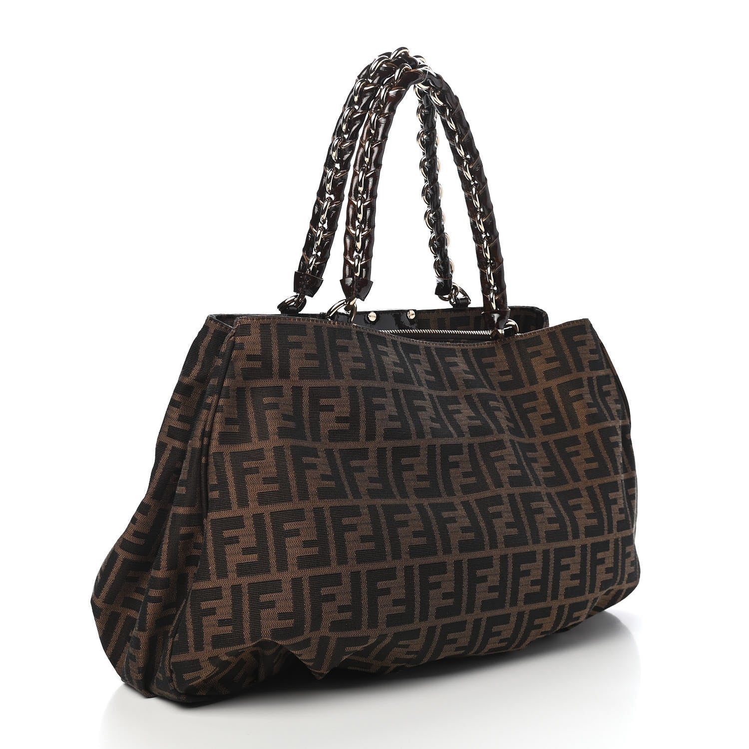 Fendi Zucca Mia Tote Tobacco 2 of 9