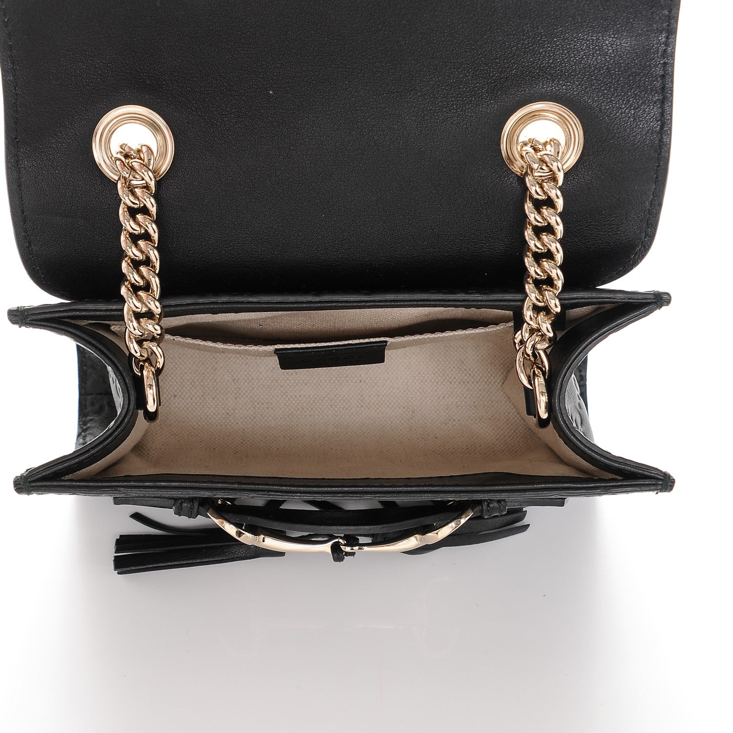 Gucci Guccissima Mini Emily Shoulder Bag Black 5 of 7