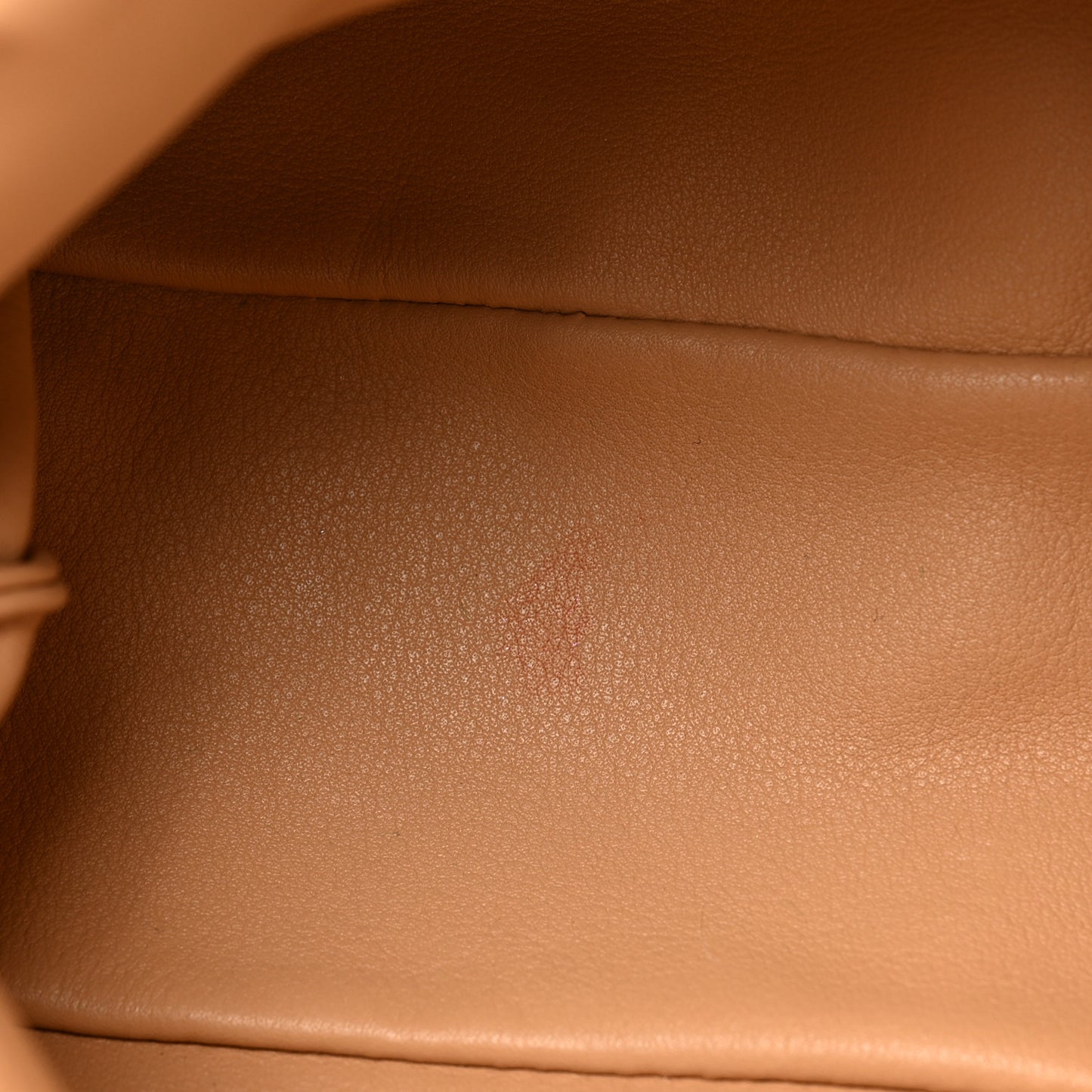 Calfskin Teen Chain Pouch Almond