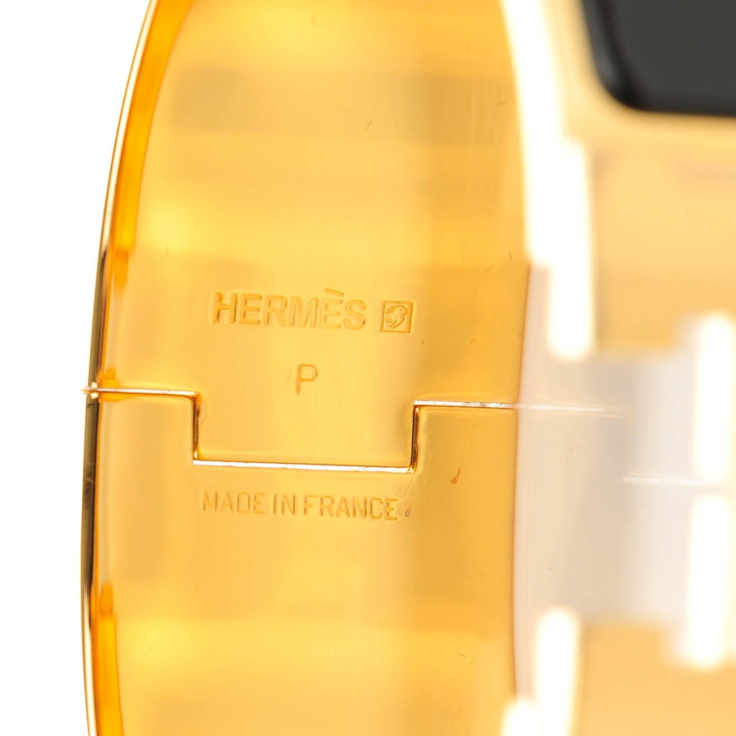 Enamel Wide Clic Clac H Bracelet PM Black