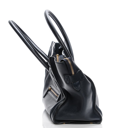 Celine Smooth Calfskin Shoulder Luggage Navy 7 of 10