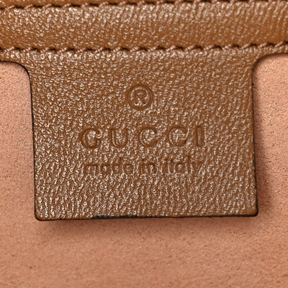 Gucci New Sakai Calfskin Lux Web Small Dahlia Tote Quartz Beige 6 of 10
