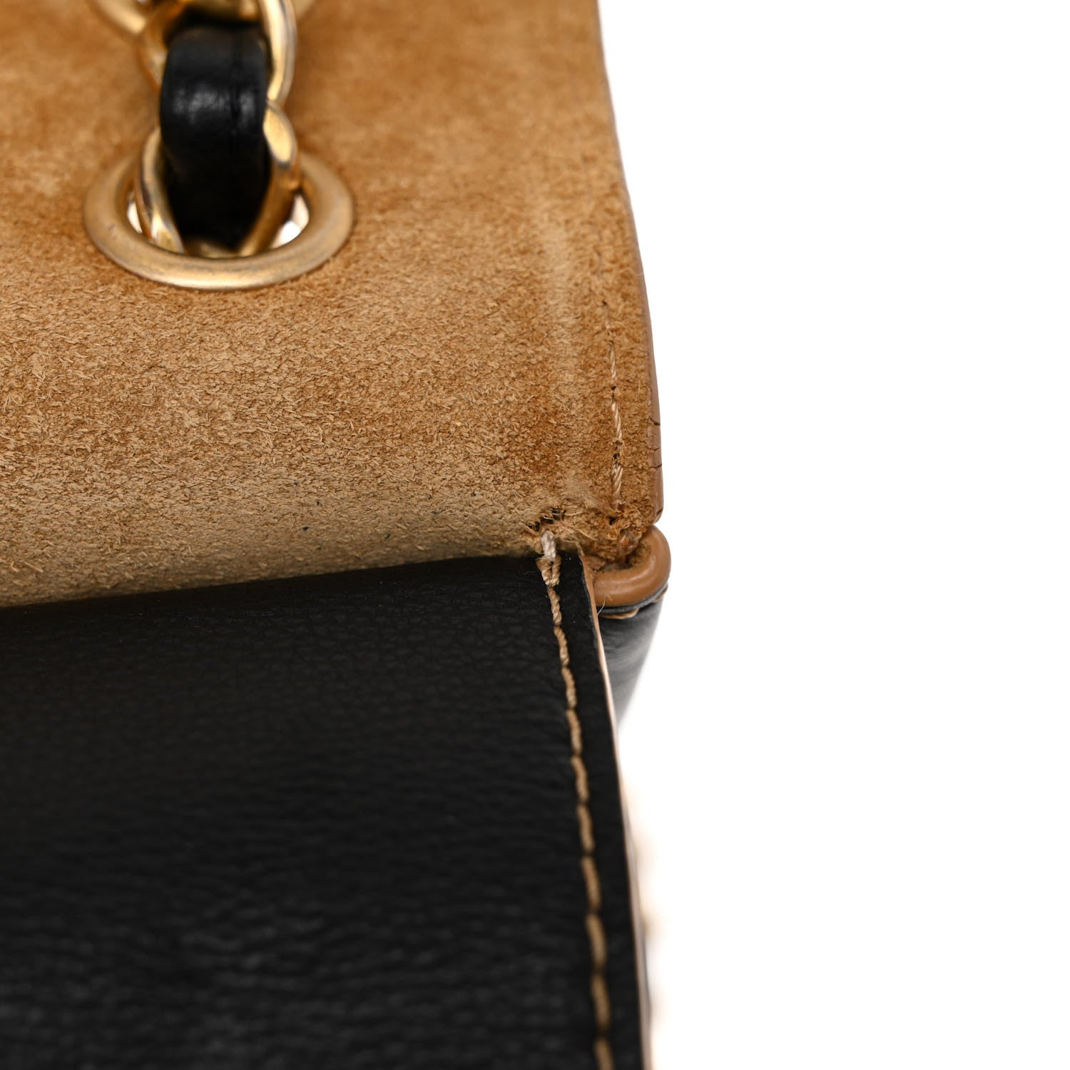Chanel Calfskin Stitched Jumbo Double Flap Black 10 of 12