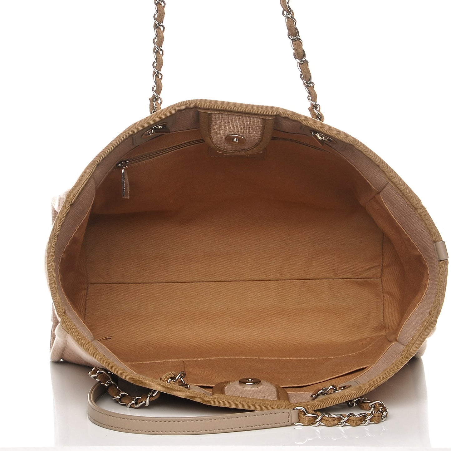 Canvas Small Deauville Tote Ecru