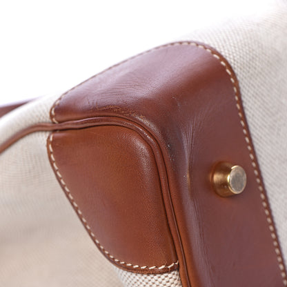 Hermes Toile Barenia Birkin 40 Fauve 33 of 37