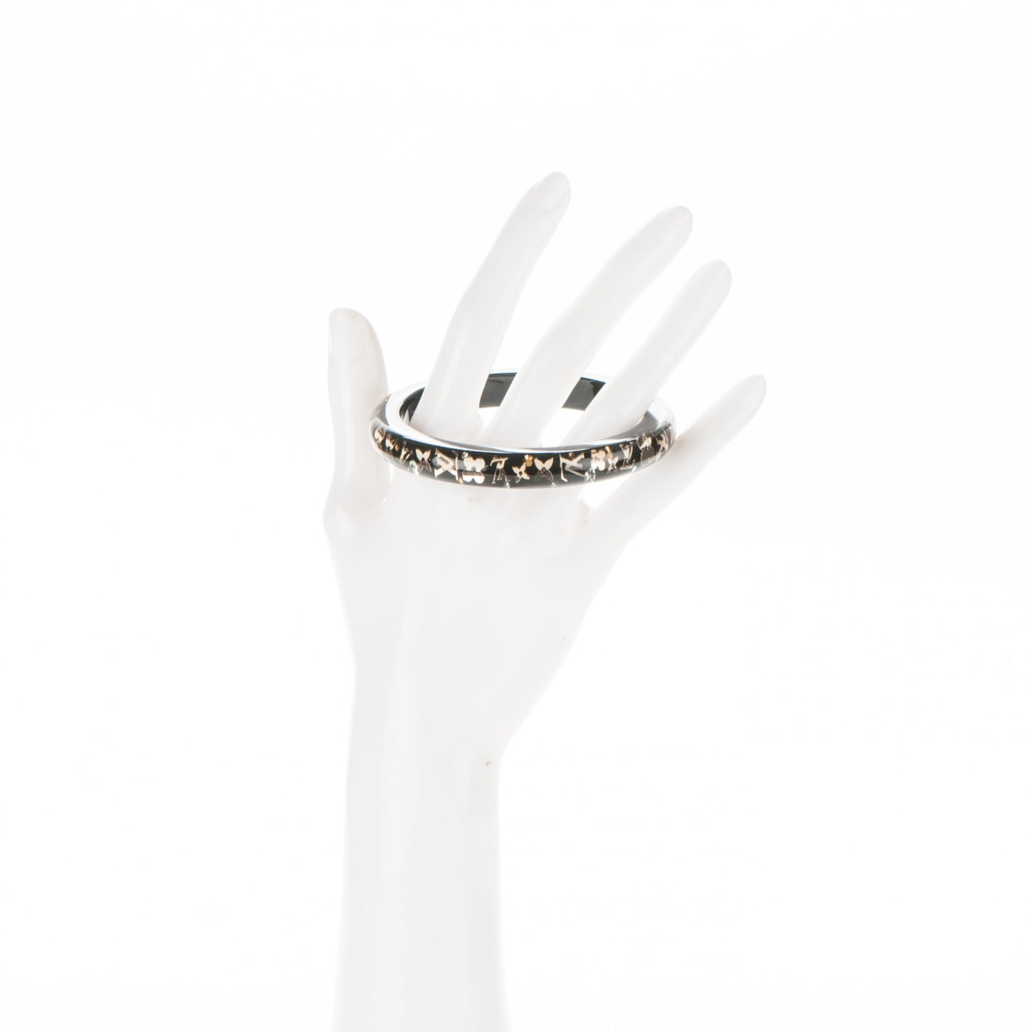 Resin Swarovski Medium Inclusion Bracelet PM Black