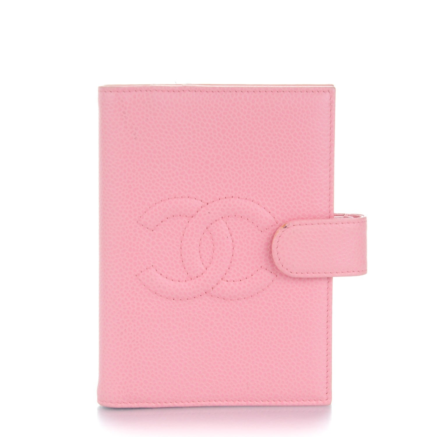 Chanel Caviar CC Small Ring Agenda Planner Pink 1 of 9