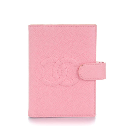 Chanel Caviar CC Small Ring Agenda Planner Pink 1 of 9