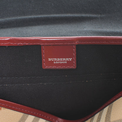 Burberry House Check Small Messenger Red 6 of 7