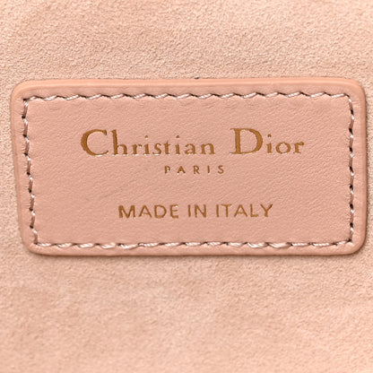 Christian Dior Lambskin Cannage Heart Medium Lady D-Joy Rose Des Vents 6 of 10