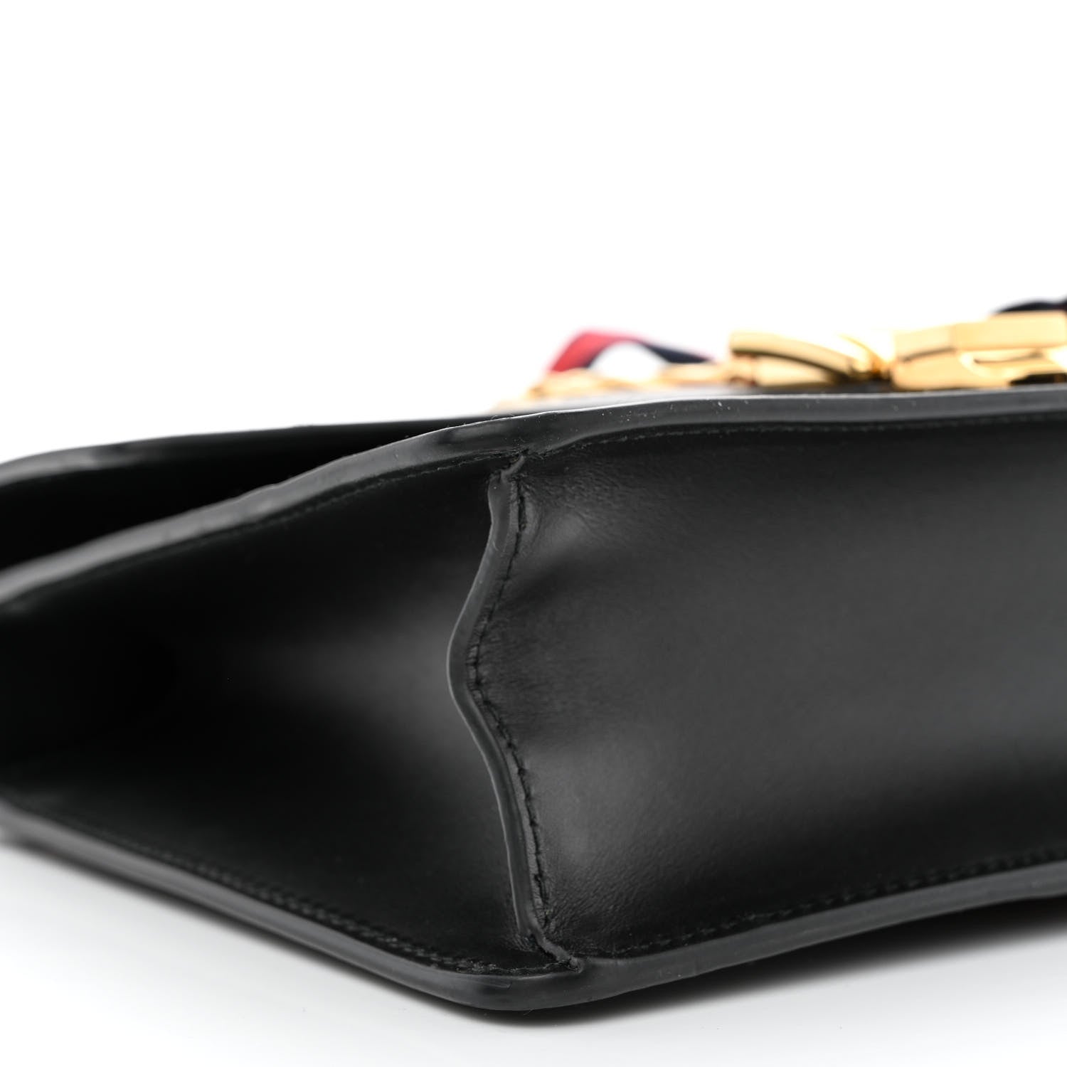 Gucci Calfskin Small Sylvie Shoulder Bag Black 9 of 12