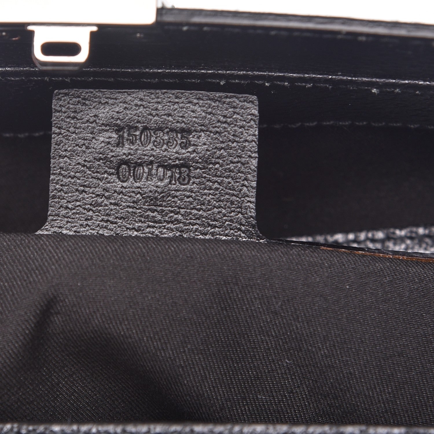 Gucci Monogram Large Treasure Boston Tote Black 7 of 7