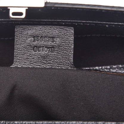 Gucci Monogram Large Treasure Boston Tote Black 7 of 7