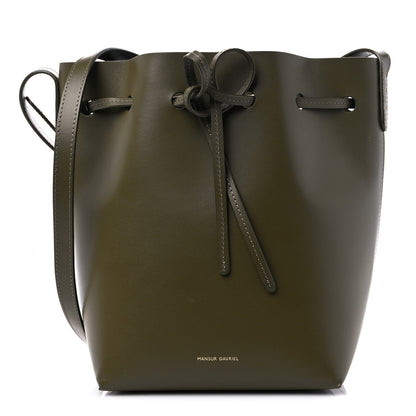 Mansur Gavriel Calfskin Mini Bucket Bag Olive 1 of 10