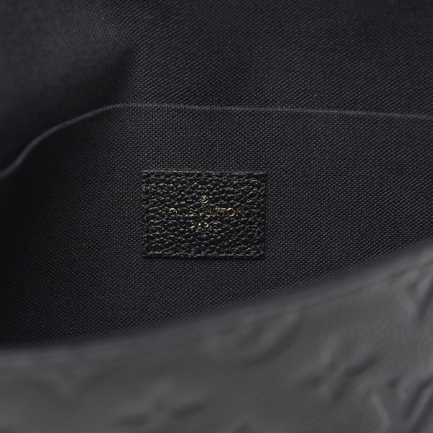 Louis Vuitton Empreinte Pochette Felicie Chain Wallet Black 7 of 12