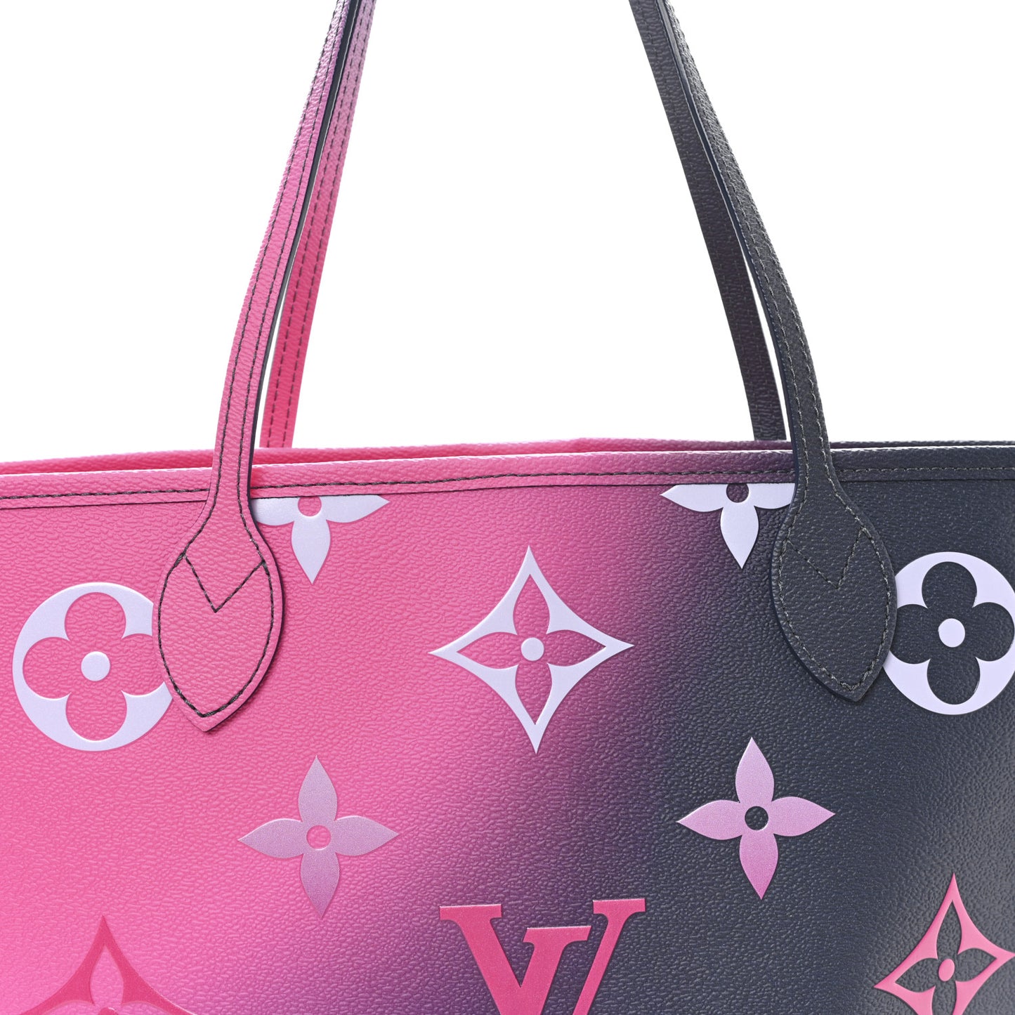 Monogram Giant Spring In The City Neverfull MM Midnight Fuchsia
