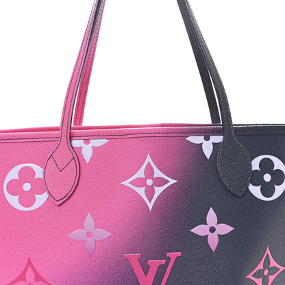 Louis Vuitton Monogram Giant Spring In The City Neverfull MM Midnight Fuchsia 7 of 10