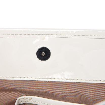 Burberry Patent Supernova Check Stars Medium Nickie Tote White 11 of 21