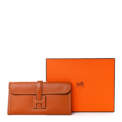 Hermes Epsom Jige Elan 29 Clutch Gold 10 of 10