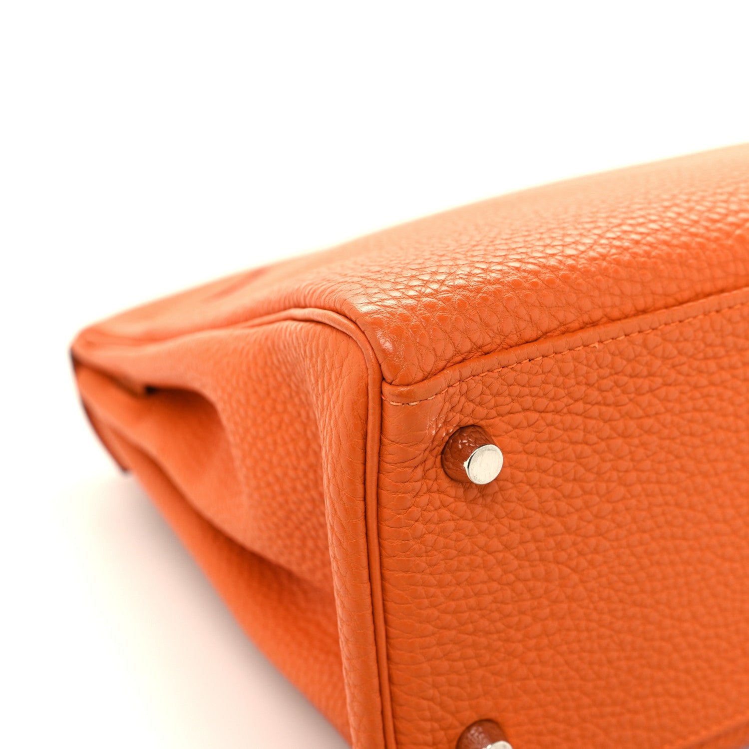 Hermes Togo Kelly Retourne 32 Orange 11 of 13