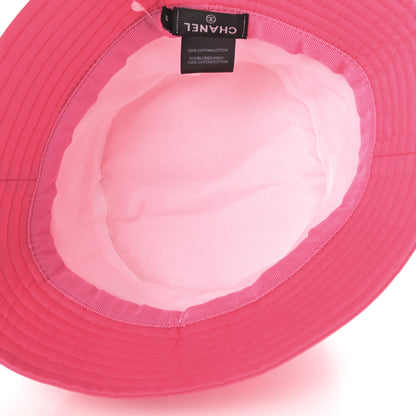 Chanel Canvas CC Bucket Hat L Pink 5 of 8