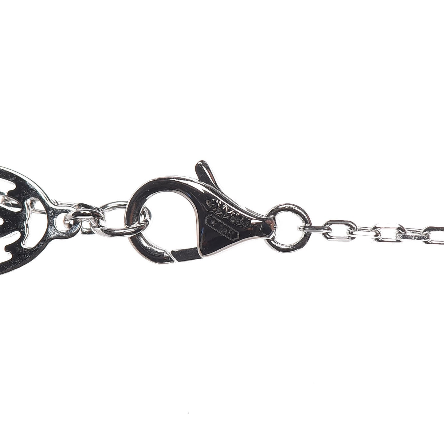 18K White Gold Diamond SM D'Amour Pendant Necklace