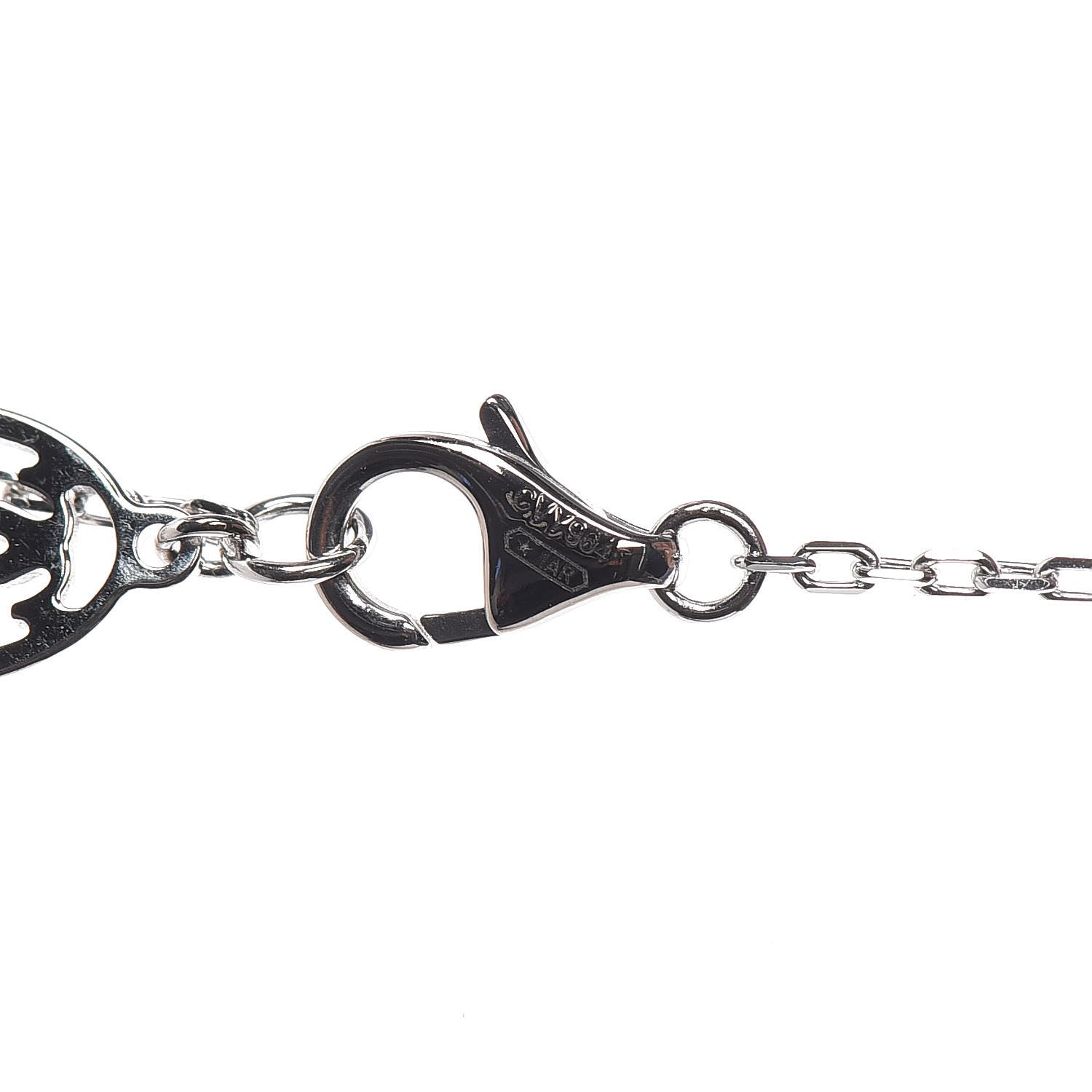 Cartier 18K White Gold Diamond SM D'Amour Pendant Necklace 5 of 6