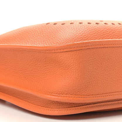 Hermes Taurillon Clemence Amazone Evelyne III PM Orange 14 of 18