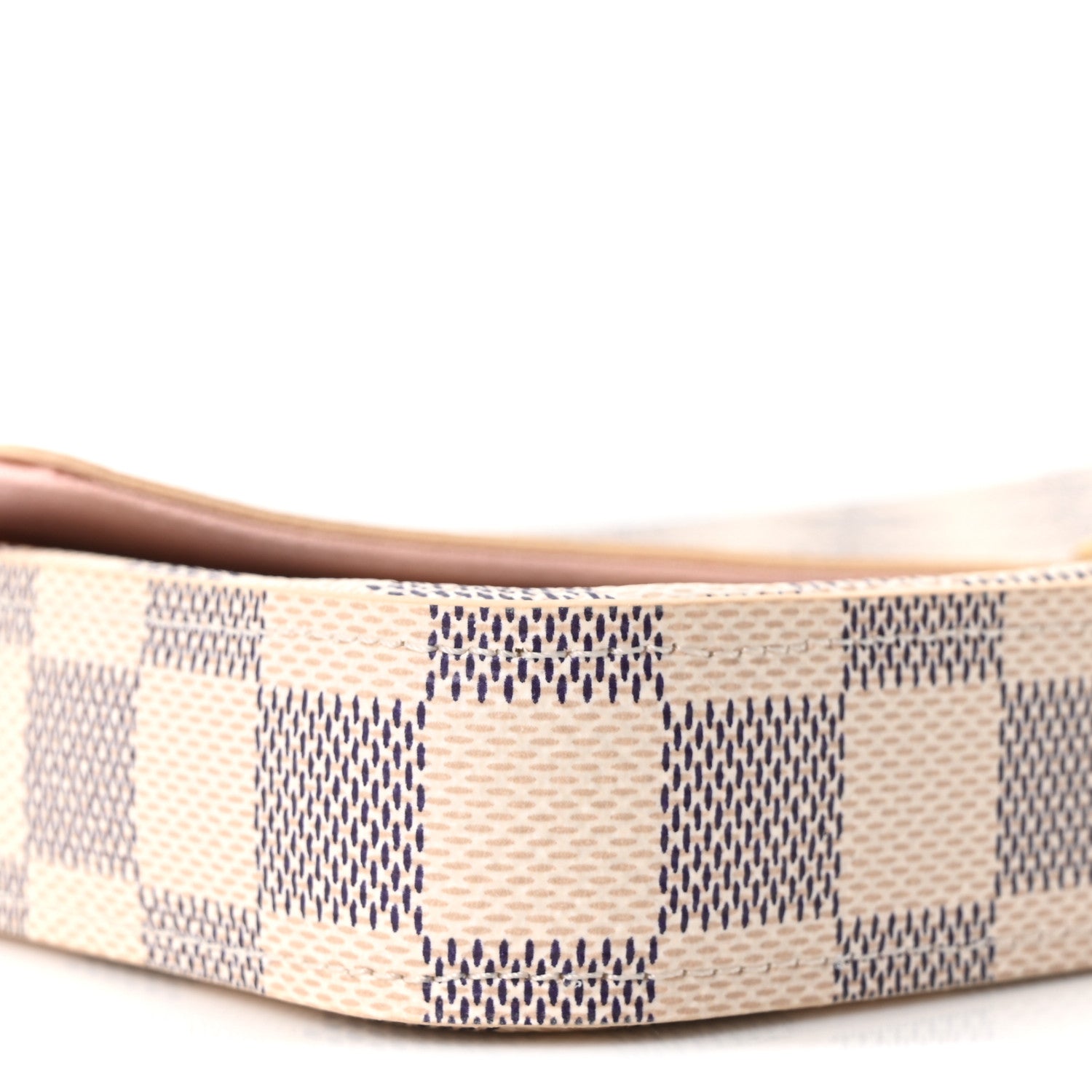 Louis Vuitton Damier Azur Pochette Felicie Chain Wallet Rose Ballerine 11 of 14