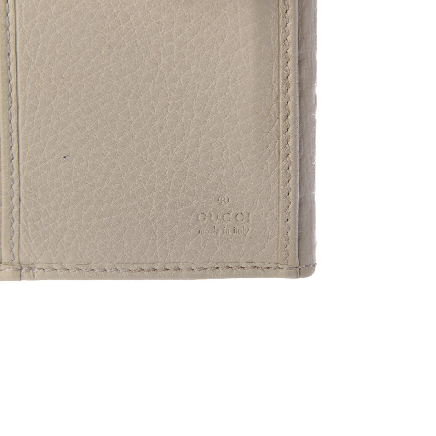 Gucci Guccissima Signoria Continental Wallet Off White 8 of 8