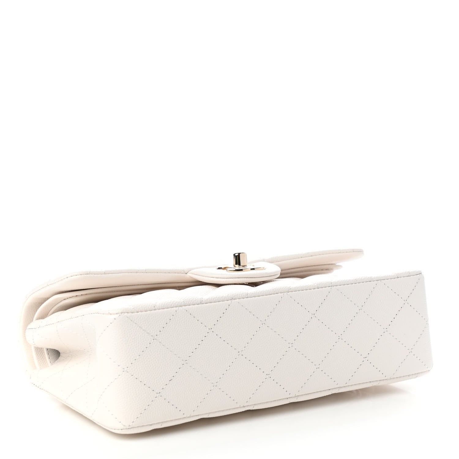 Chanel Caviar Quilted Small Double Flap White 4 of 11