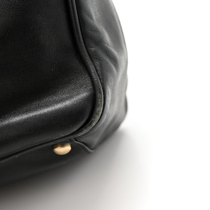 Chanel Lambskin Camellia Tote Black 11 of 12