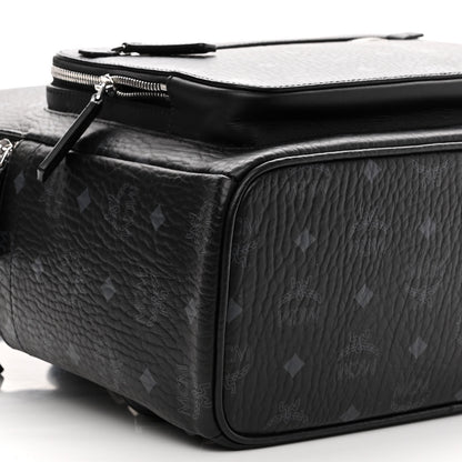MCM Visetos Medium Stark Backpack Black 8 of 9