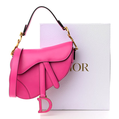 Christian Dior Calfskin Mini Saddle Bag Rani Pink 12 of 12