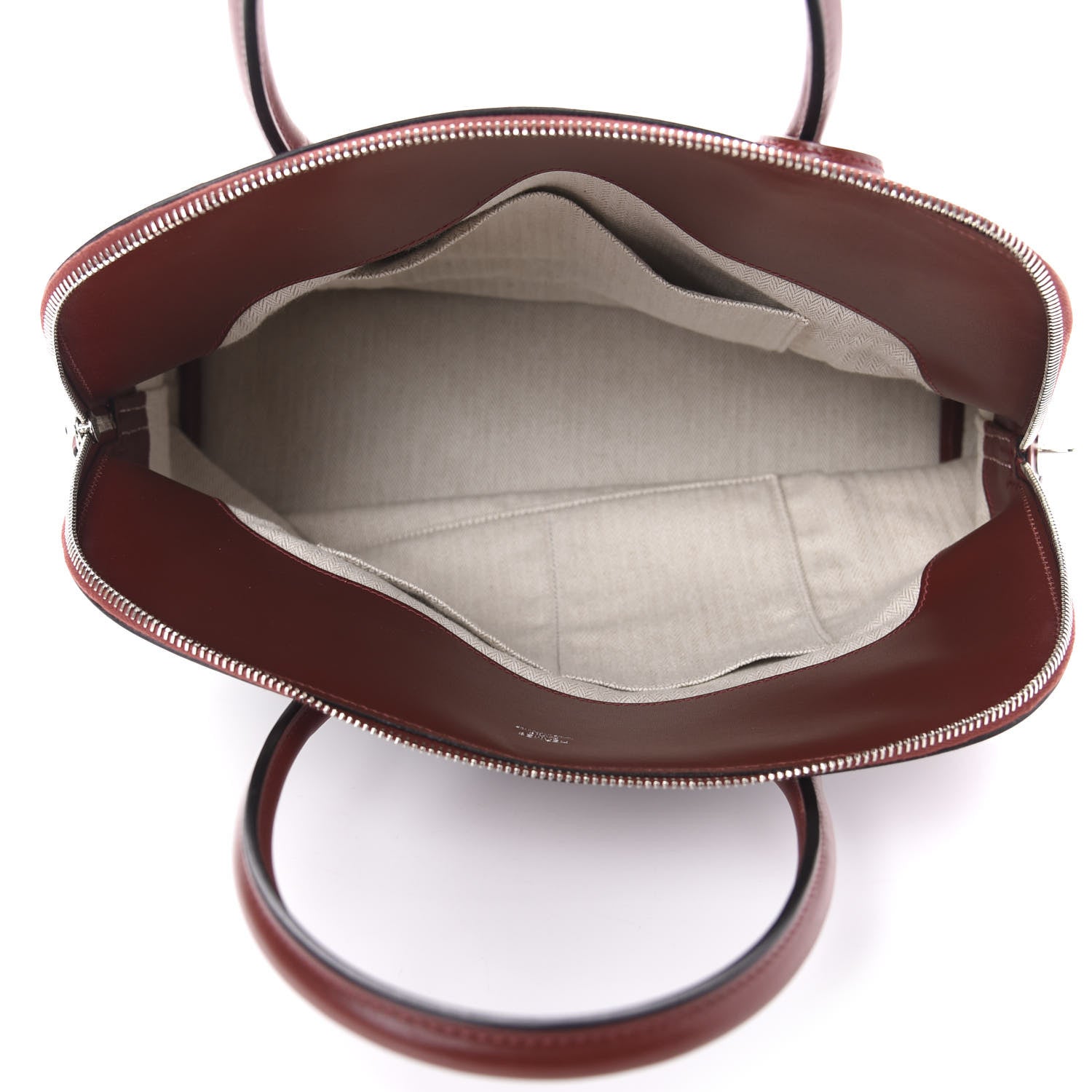 Hermes Toile Vache Hunter Paddock Bolide 35 Grey Rouge H 5 of 10