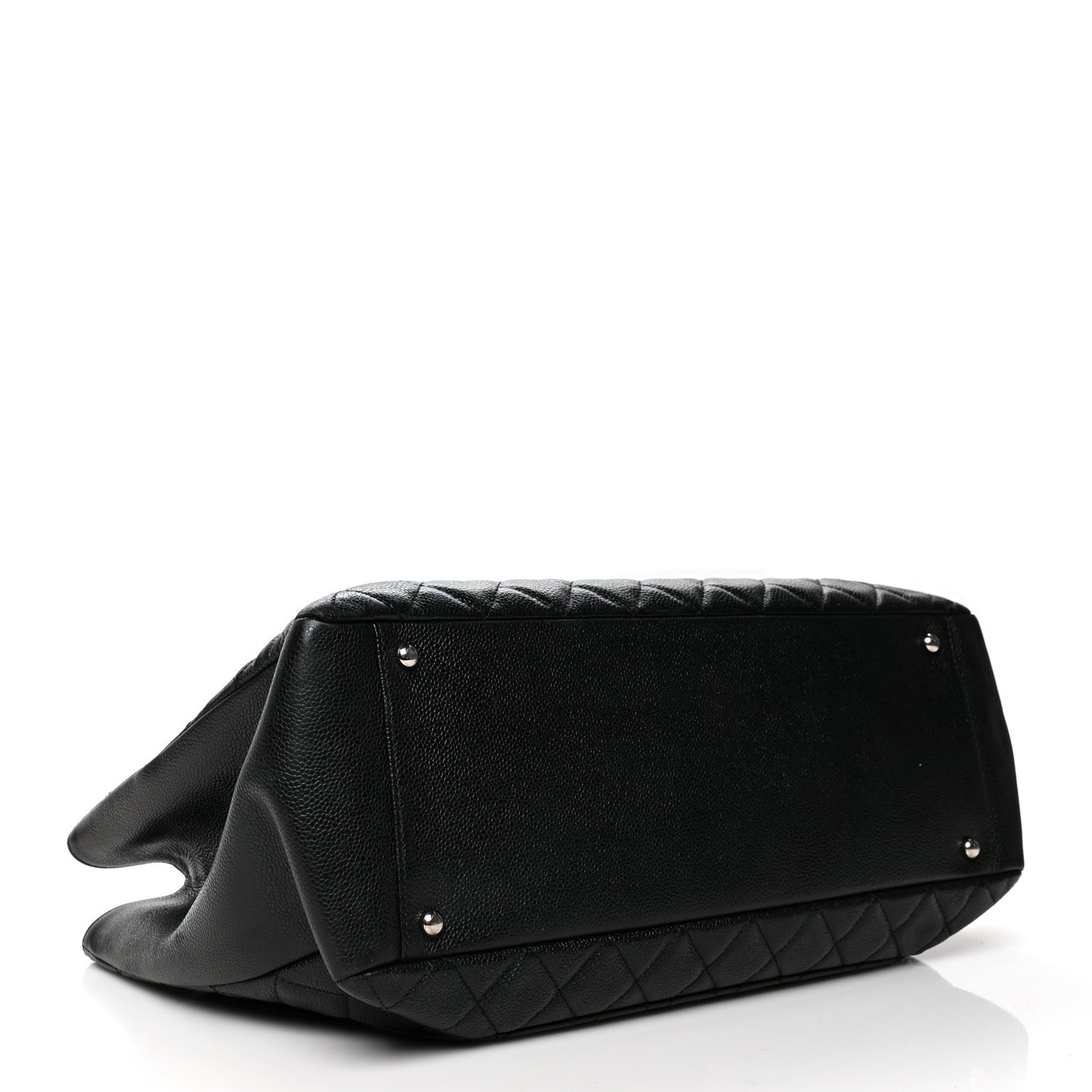 Caviar Quilted XL Grand Shopping Tote GST Black