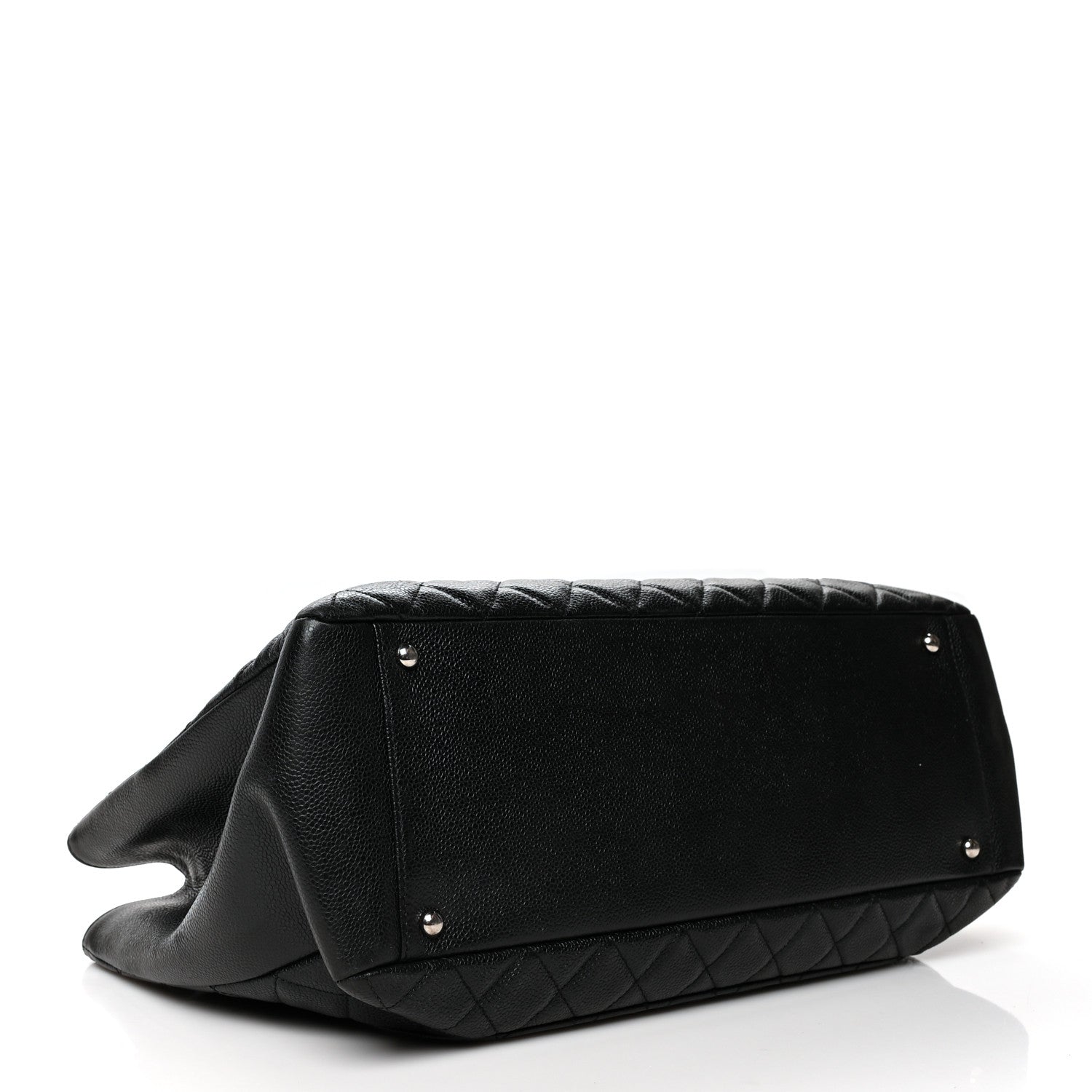 Chanel Caviar Quilted XL Grand Shopping Tote GST Black 4 of 12