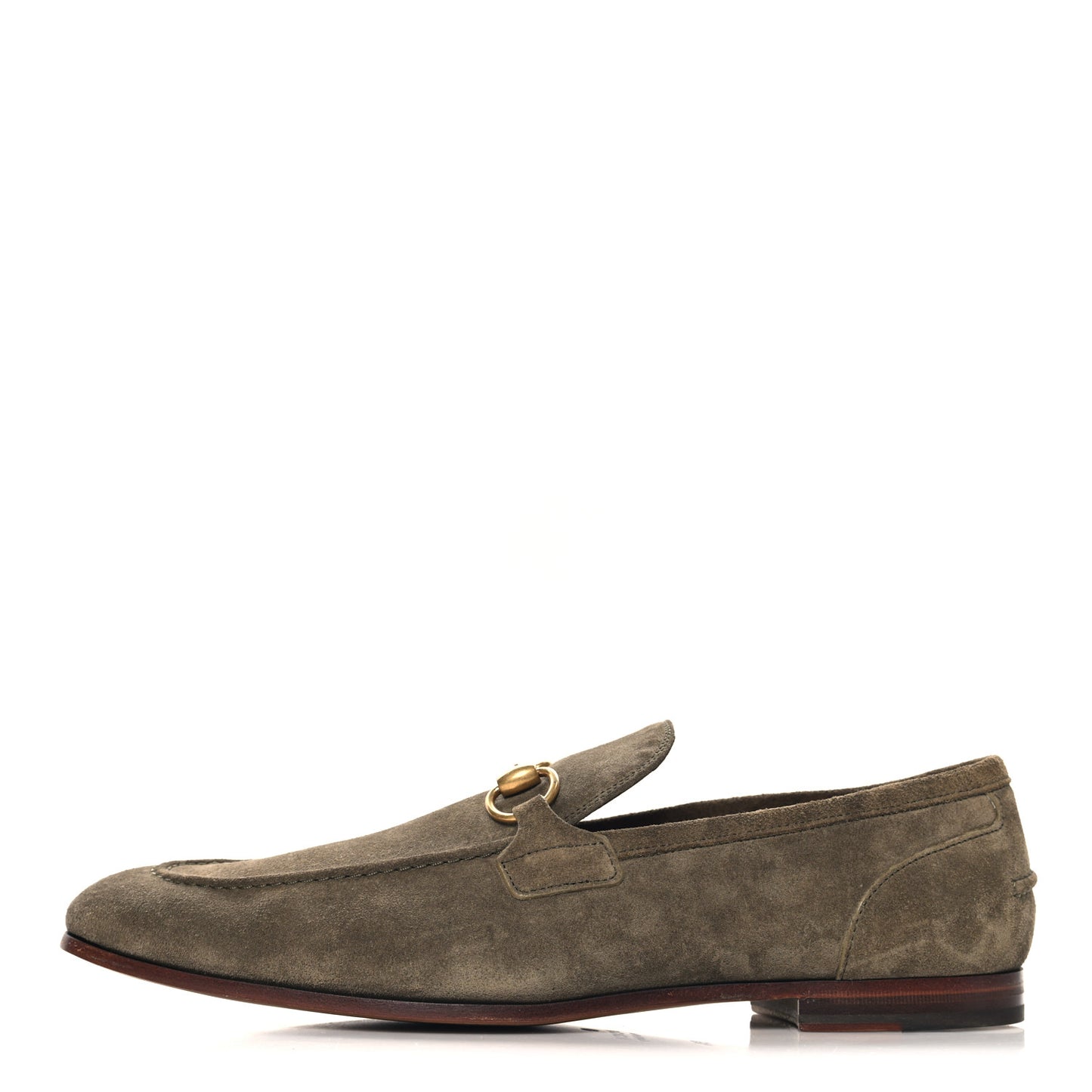 Suede Horsebit Mens Jordaan Loafers 9.5 Olive Green