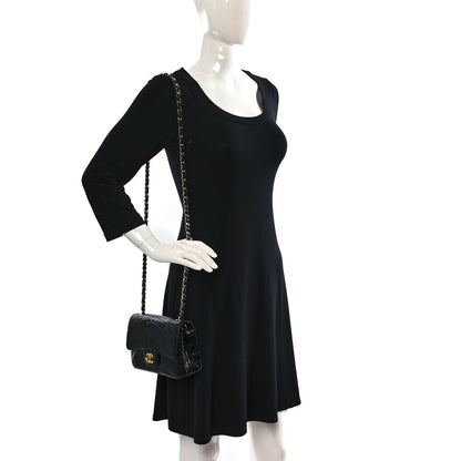 Chanel Alligator Mini Rectangular Flap Black 3 of 9