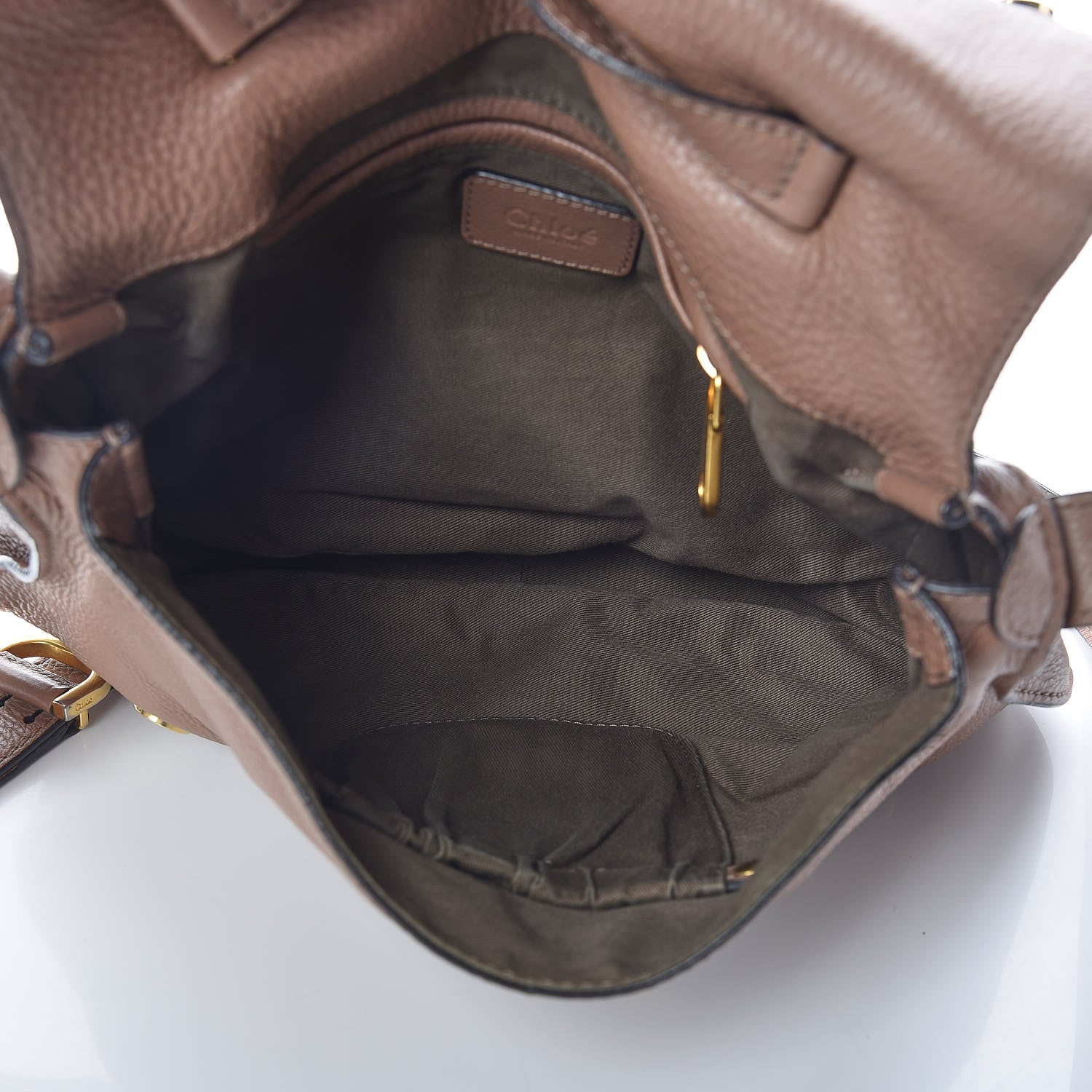 Chloe Calfskin Medium Marcie Top Handle Bag Nut 8 of 12