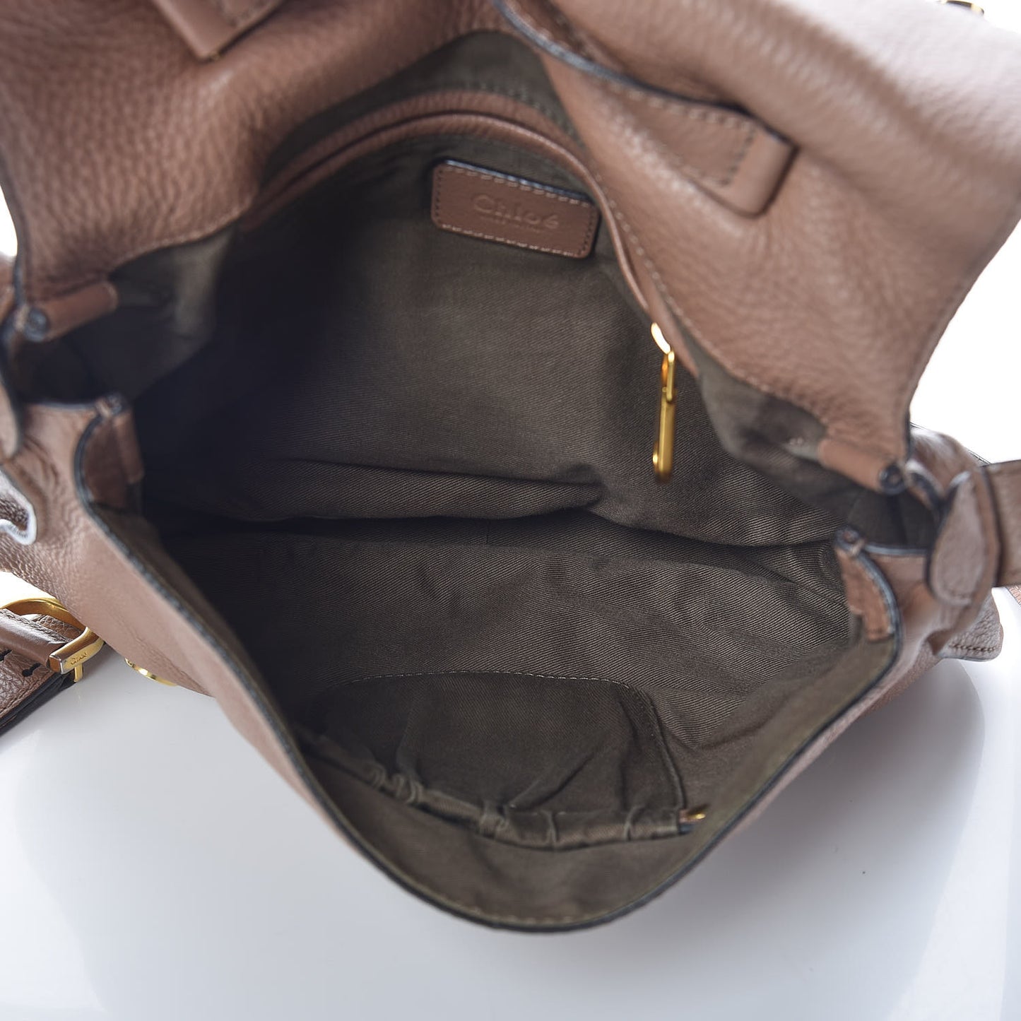 Calfskin Medium Marcie Top Handle Bag Nut