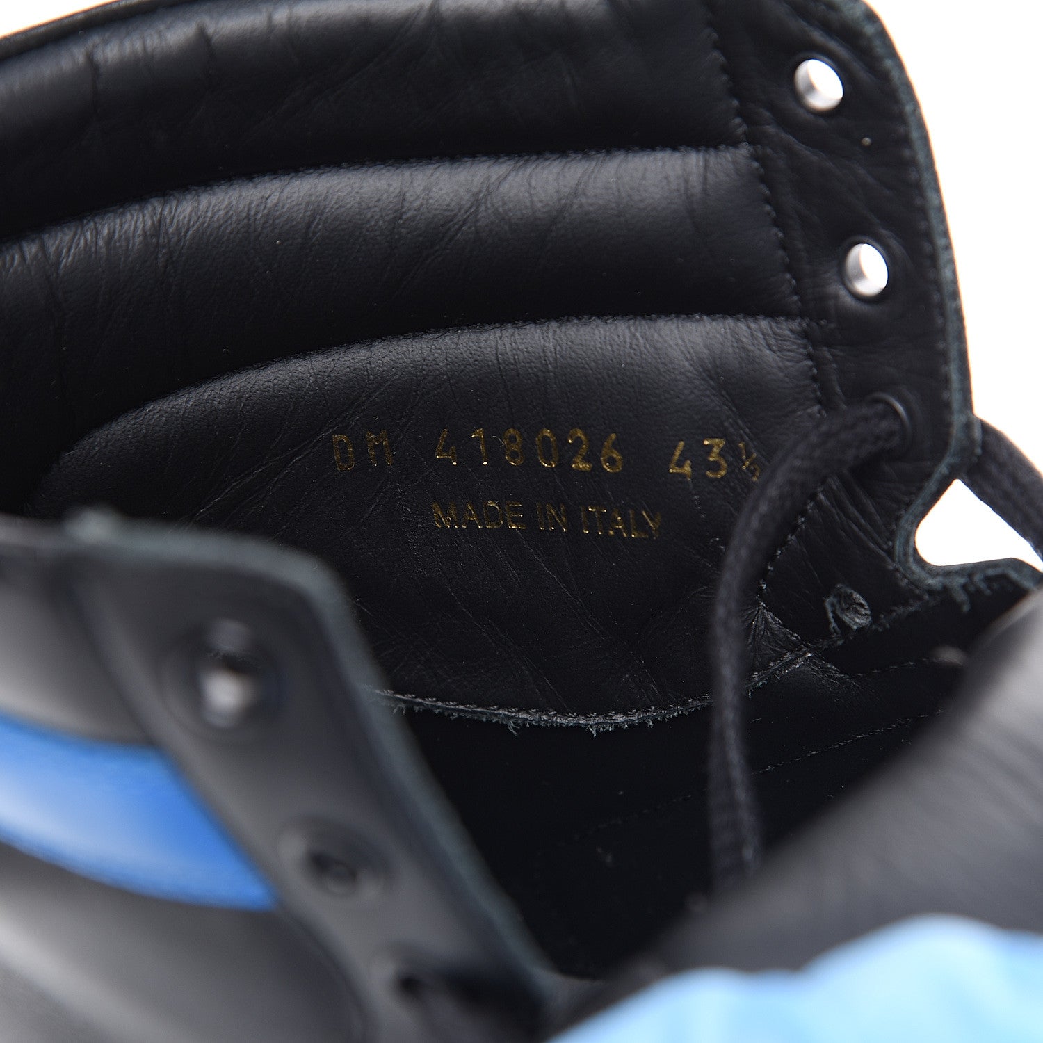Saint Laurent Calfskin Court Classic SL/10H High Top Sneakers 43.5 Black Dauphin 9 of 9