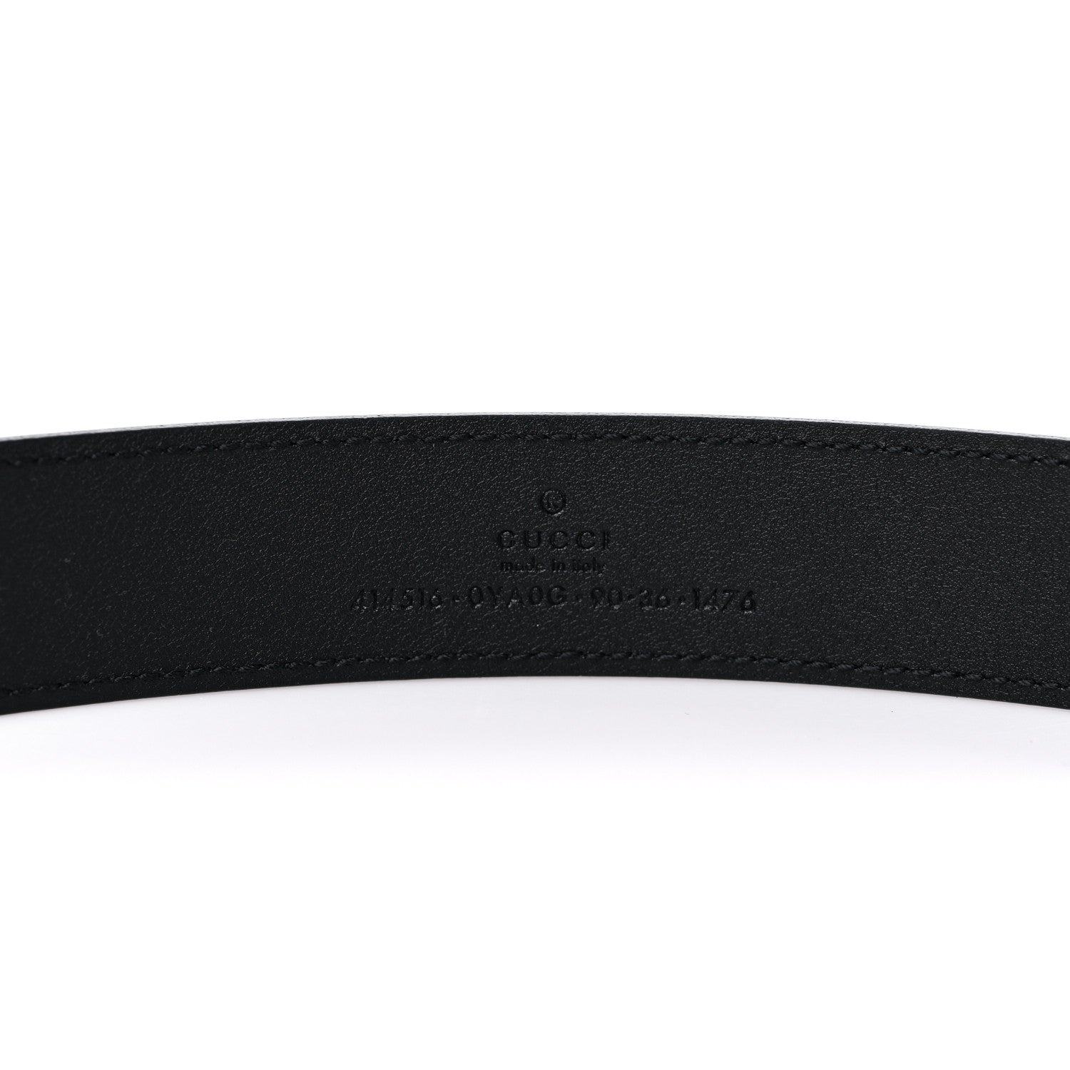 Gucci Plutone Calfskin Double G 30mm Belt 90 36 Black 3 of 5