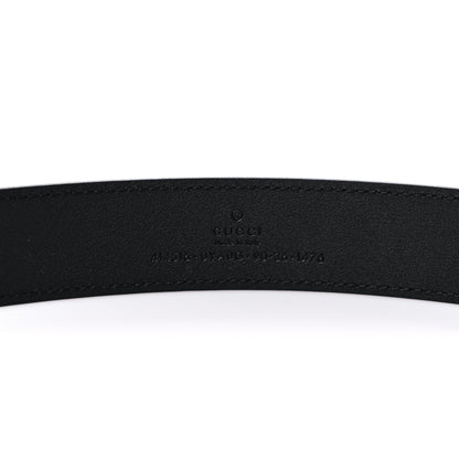 Gucci Plutone Calfskin Double G 30mm Belt 90 36 Black 3 of 5