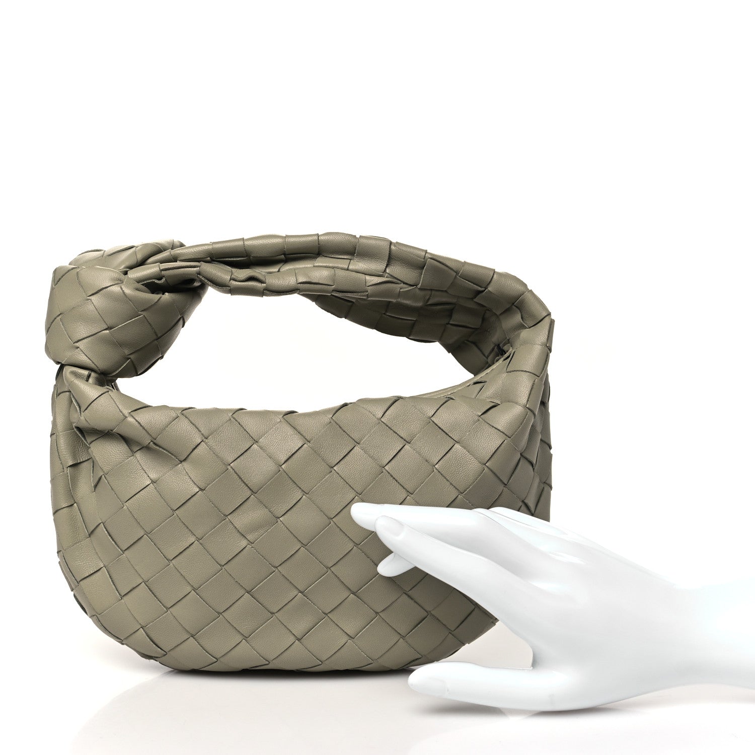 Bottega Veneta Nappa Intrecciato Mini Jodie Travertine 2 of 10