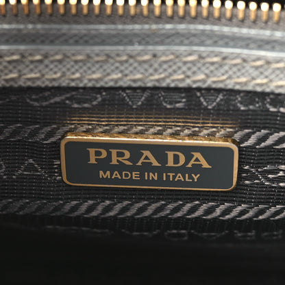 Prada Saffiano Mini Galleria Double Zip Tote Marmo 6 of 12