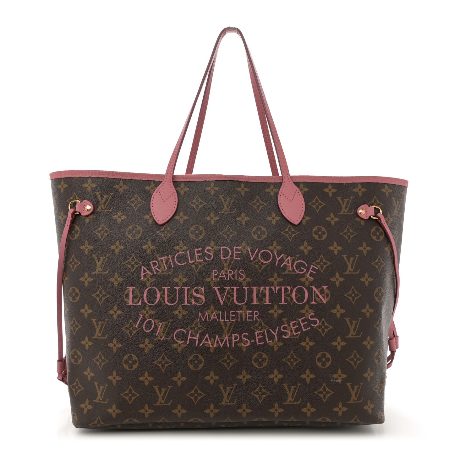 Monogram Articles de Voyage Ikat Neverfull GM Rose Velours