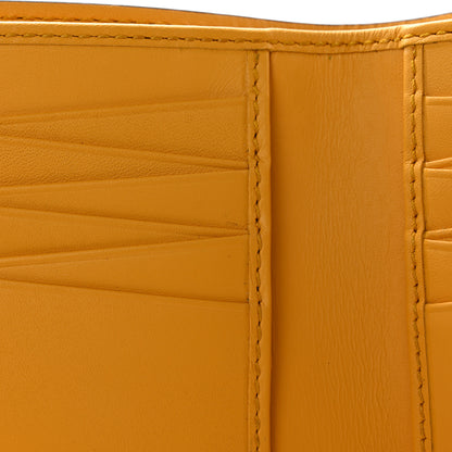 Gucci Calfskin Embossed Tiger Bi-Fold Wallet Yellow 9 of 13